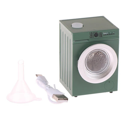 1:12 Mini Toy Washing Machine – Rechargeable, Rotatable, and Functional