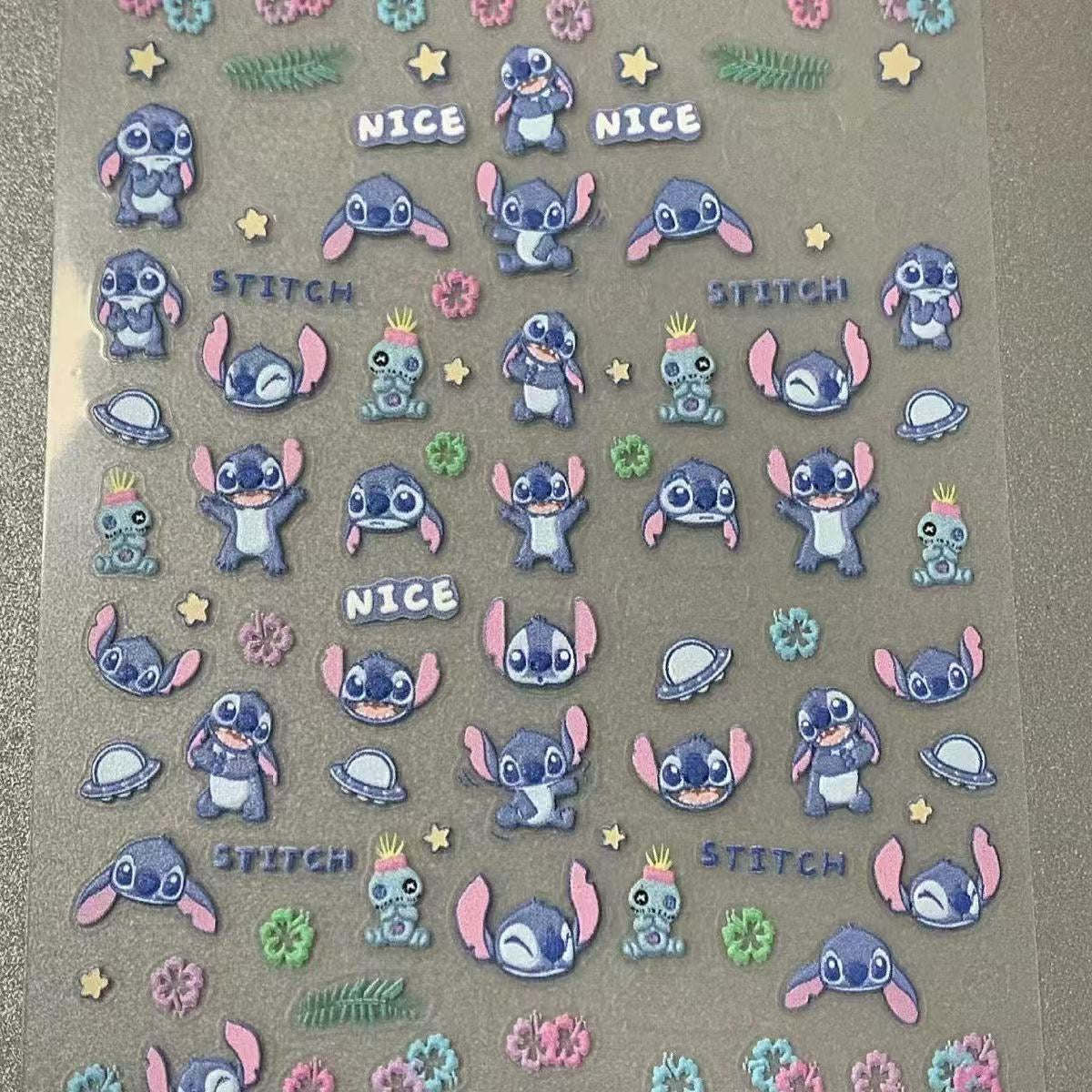Lily_Embossed Deco Sticker Sheet