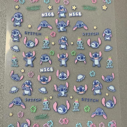 Lily_Embossed Deco Sticker Sheet
