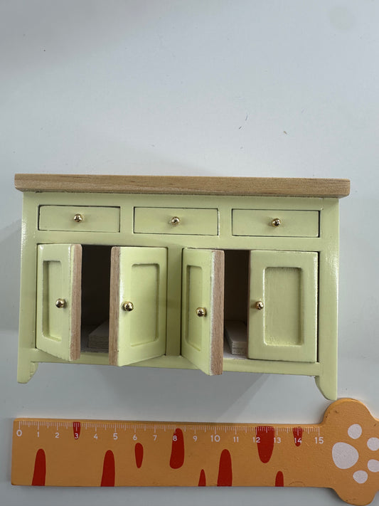 Lily minis-dollhouse Simulation Wooden Storage Cabinet