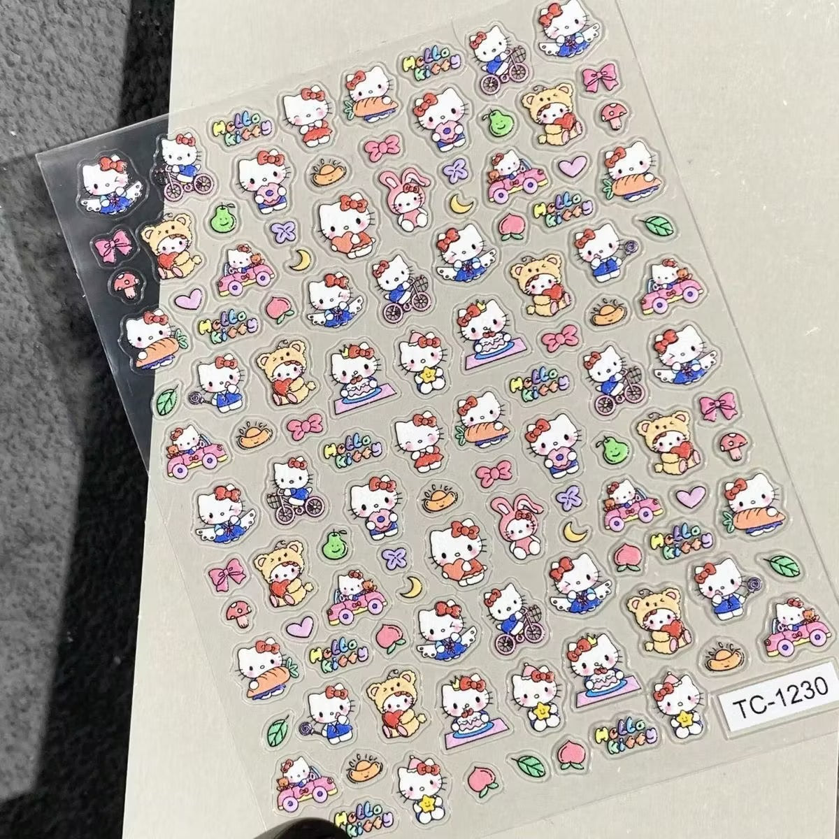Lily_Embossed Deco Sticker Sheet