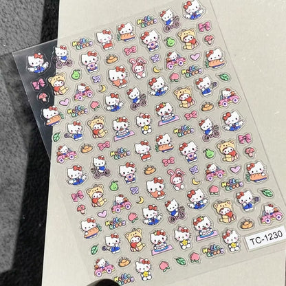 Lily_Embossed Deco Sticker Sheet