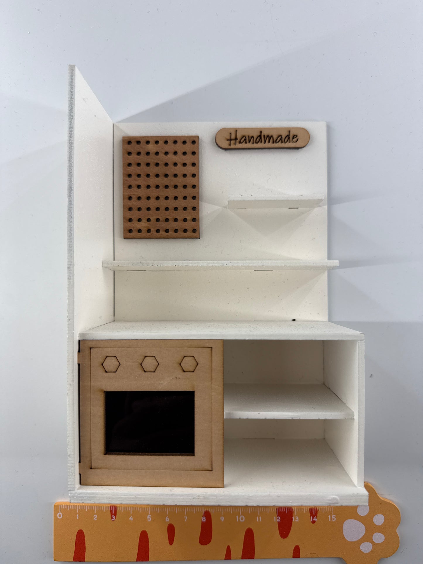 Lily minis-dollhouse Wooden kitchen cabinet