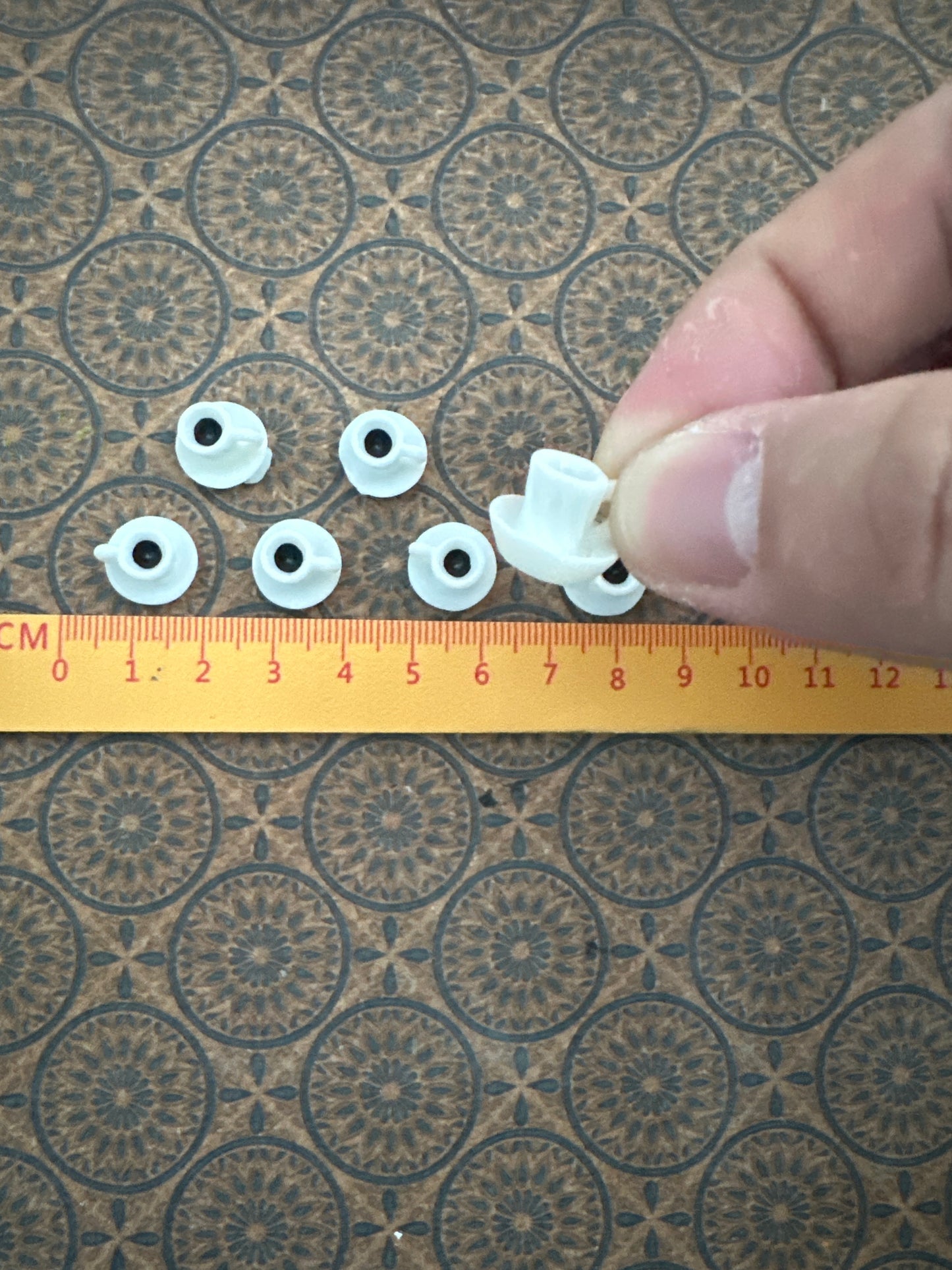 Lily minis-dollhouse miniature Coffee cup 3pcs