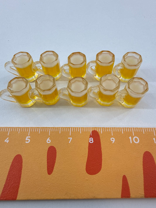 Lily minis-dollhouse Beer glass 10pcs