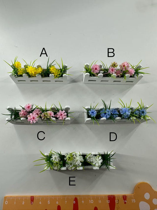 Lily minis-dollhouse Shanlan Flower Decoration Set