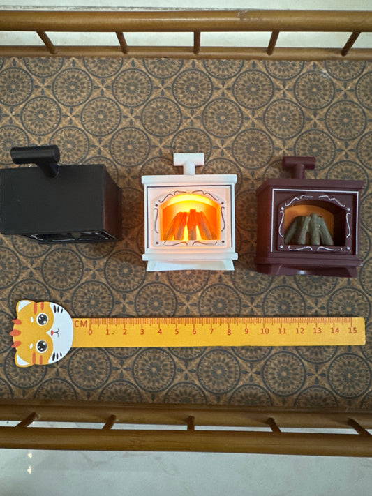 Lily minis-dollhouse miniature LED Fireplace