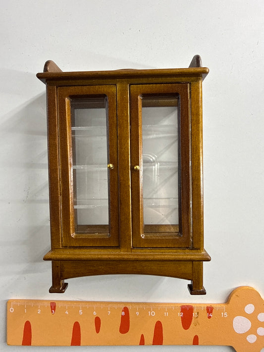 Lily minis-dollhouse Wooden display cabinet
