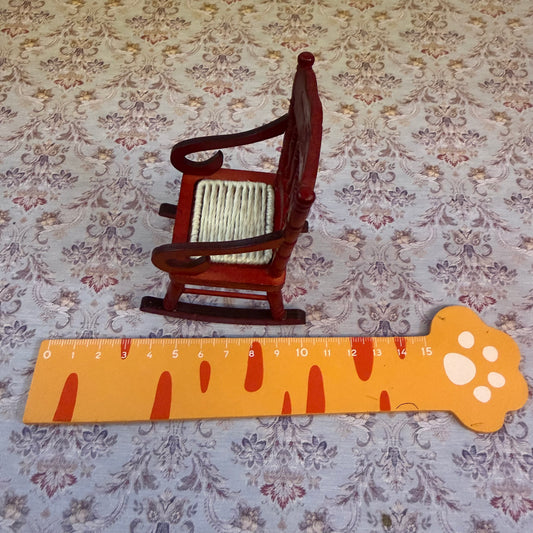 Lily minis-dollhouse miniature rocking chair