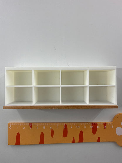 Lily minis-dollhouse Cherry wood TV cabinet