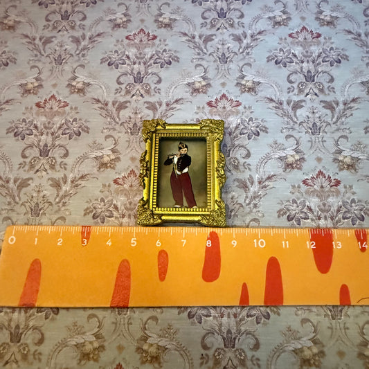 Lily Minis-dollhouse miniature mini painting /picture