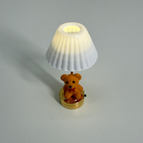 Lily minis-dollhouse miniature bear lamp