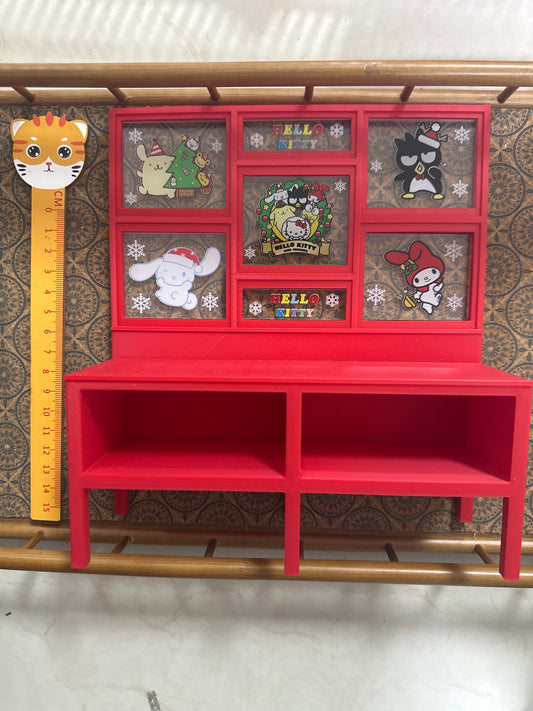 Lily minis-dollhouse miniature HK Display cabinet