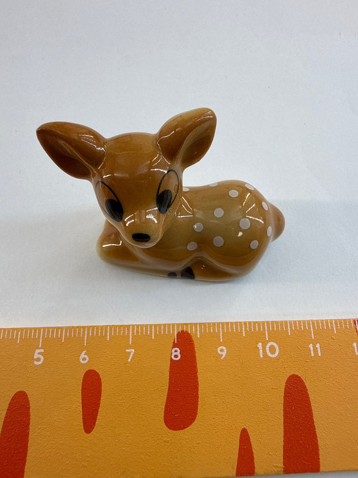 Lily minis-dollhouse  Ceramic plum blossom deer 1pcs