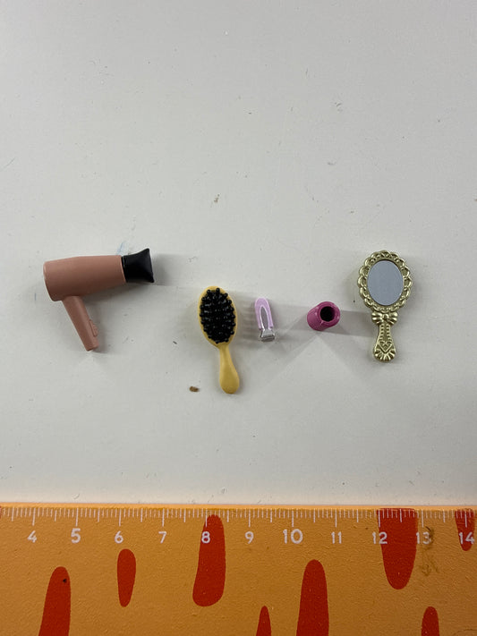 Lily minis-dollhouse Five-piece set of hairdressing