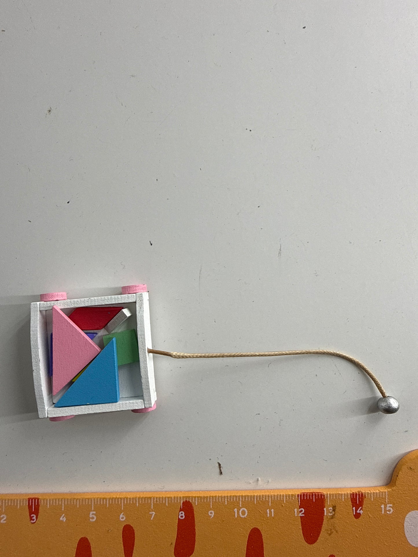 Lily minis-dollhouse Blocks small square car