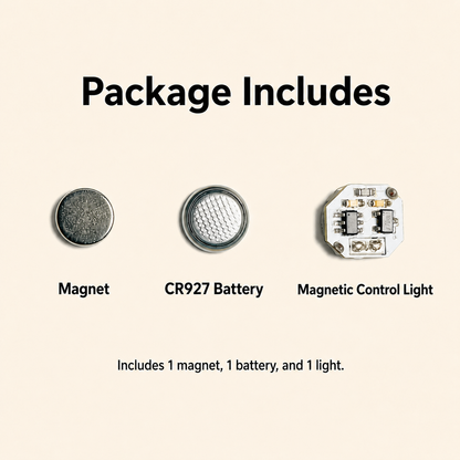 Lily_Mini Wireless Magnetic Control LED Light Set (Dual-LED Version)