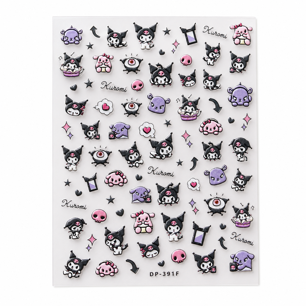 Lily's Pick-Embossed Deco Sticker Sheet