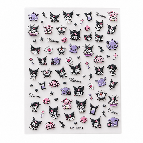 Lily's Pick-Embossed Deco Sticker Sheet