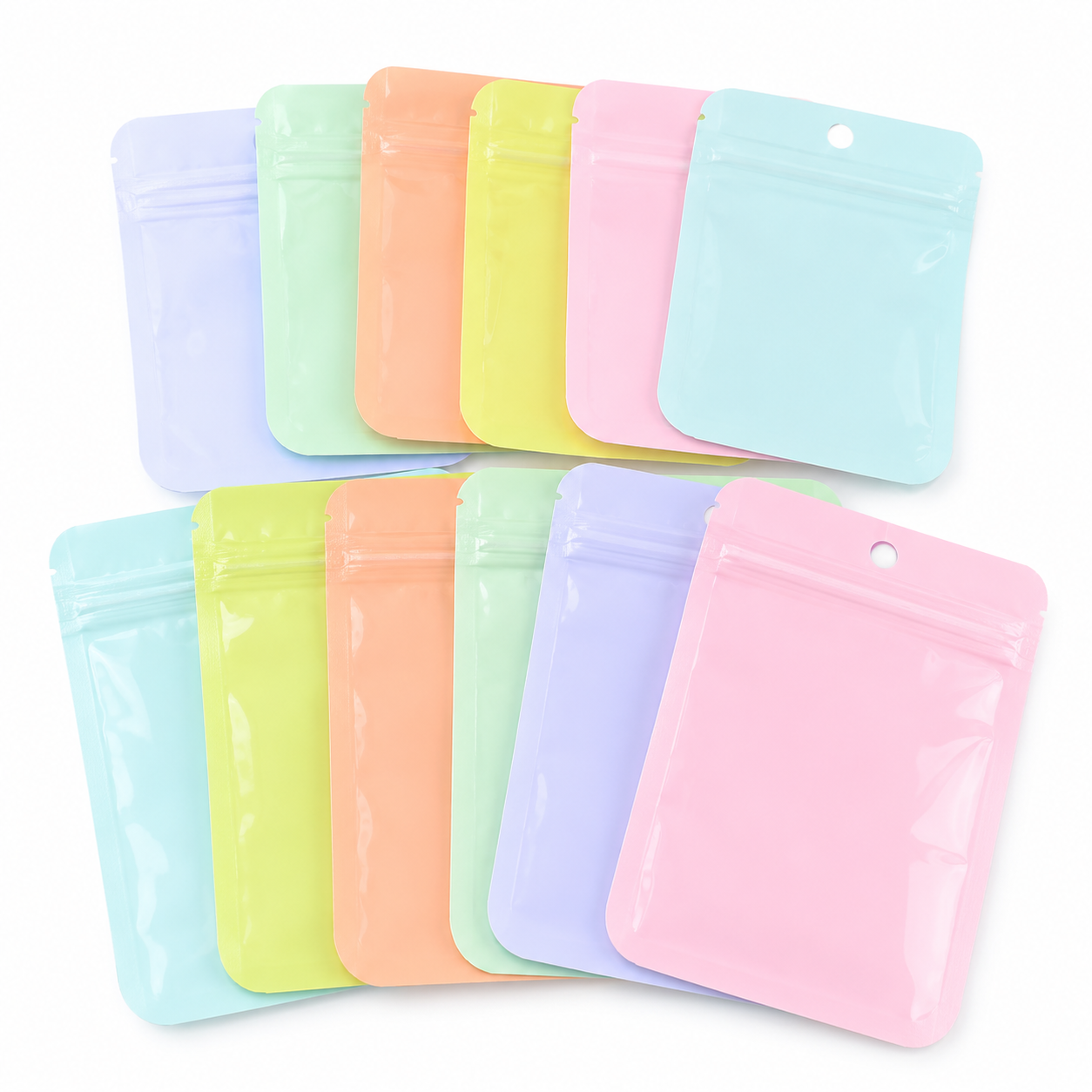 Lily's Pick-Pastel Resealable Ziplock Packaging Bags Set