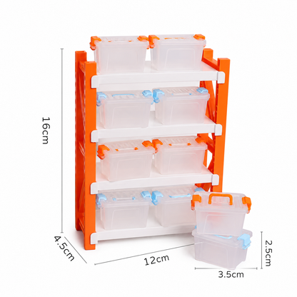Lily minis-dollhouse Multi layer storage shelves