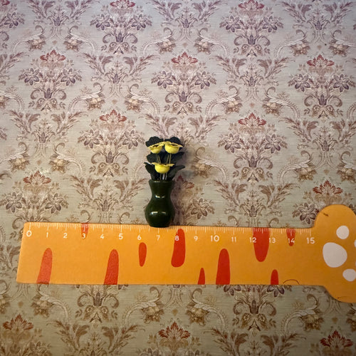 Lily minis-dollhouse miniature clay sun flower