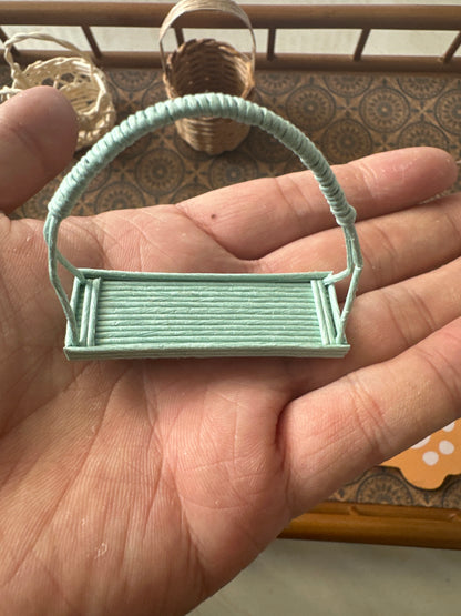 Lily minis-dollhouse miniature Basket