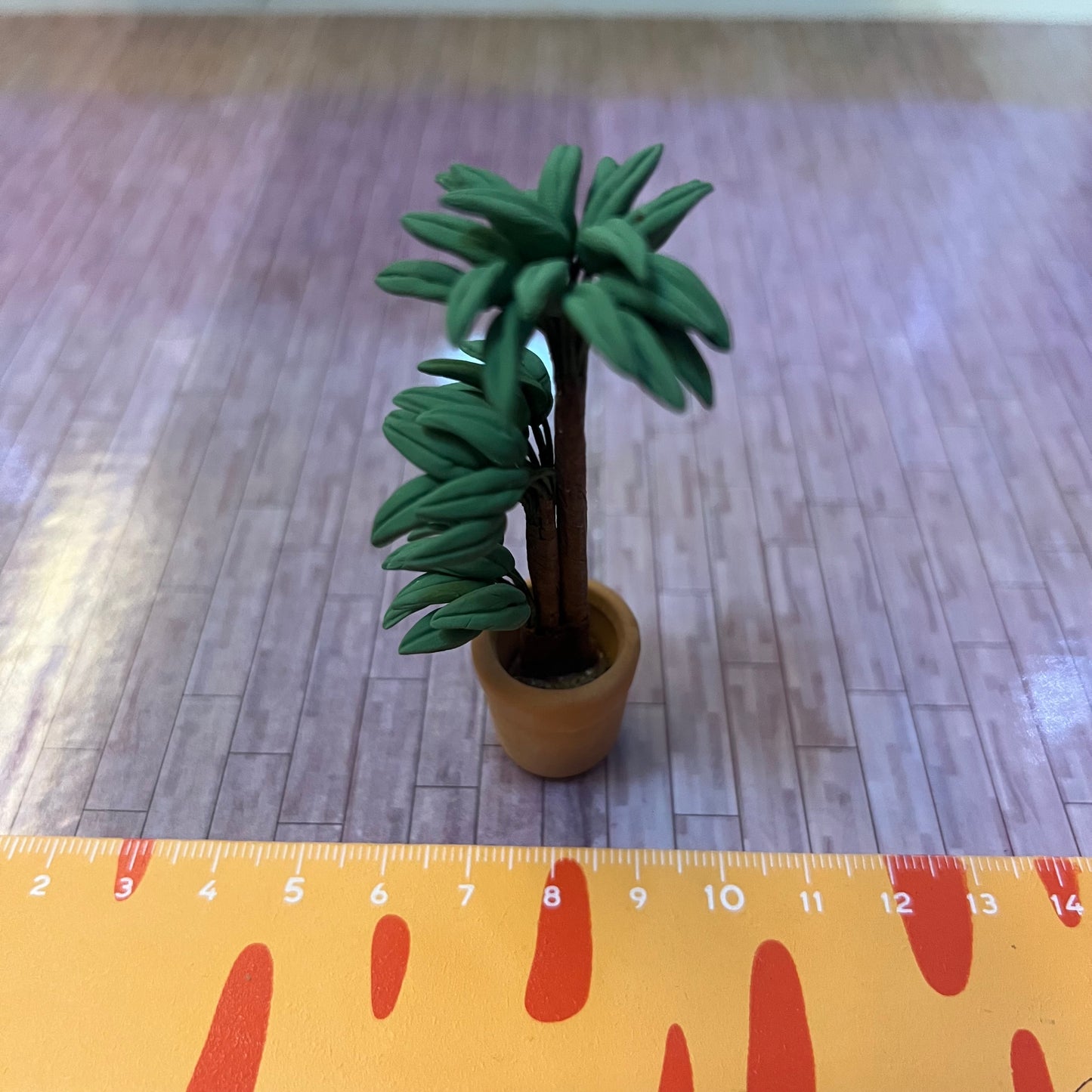 Lily minis-dollhouse miniature clay plant