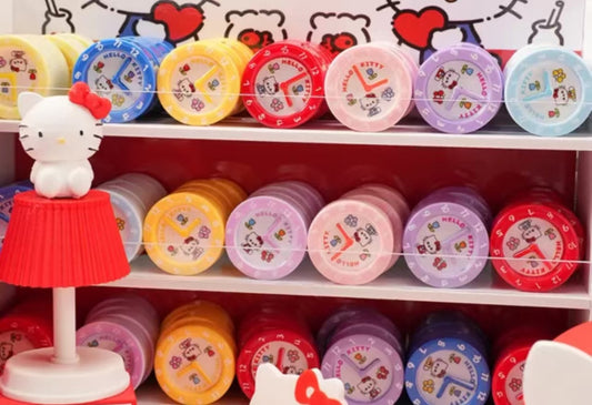 Lily minis-Dollhouse miniature HK clock 3 pcs