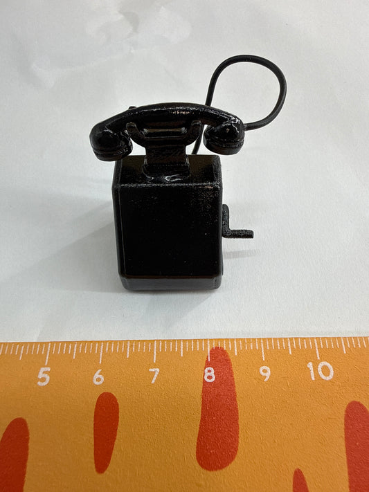 Lily minis-dollhouse Metal retro phone