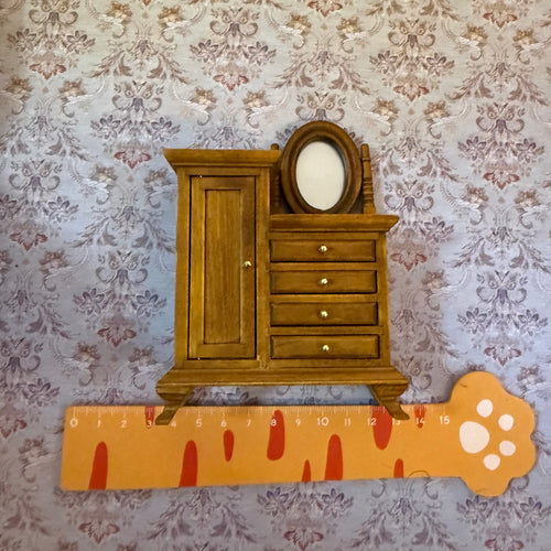 Lily minis-dollhouse miniature vanity