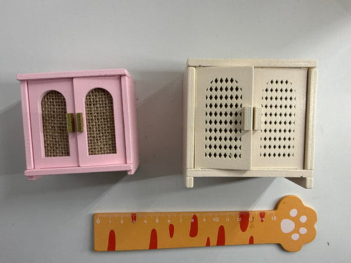 Lily minis-dollhouse Small wooden cabinet
