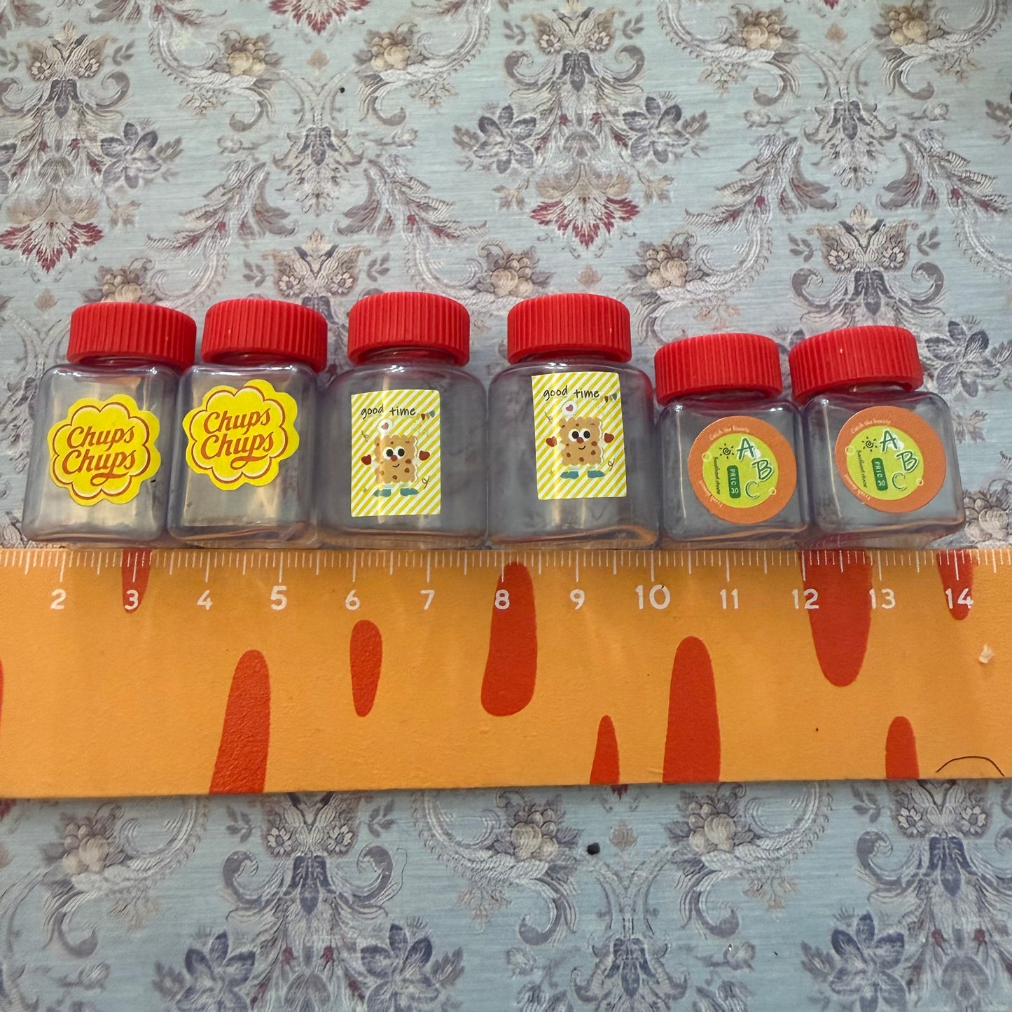 Lily minis- dollhouse miniature containers 10 pcs