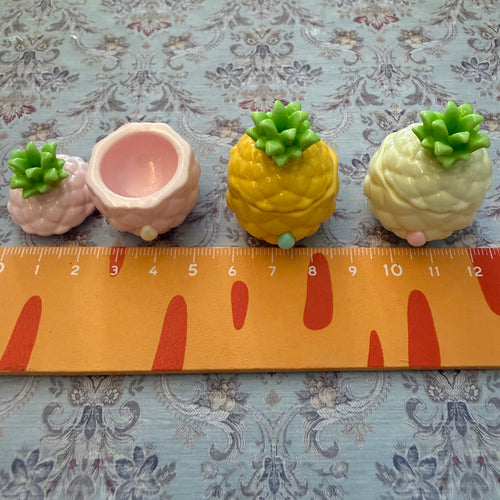 Lily minis-dollhouse miniature pineapple 3 sets