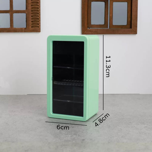 Lily minis-dollhouse miniature Refrigerator（Can be bright）