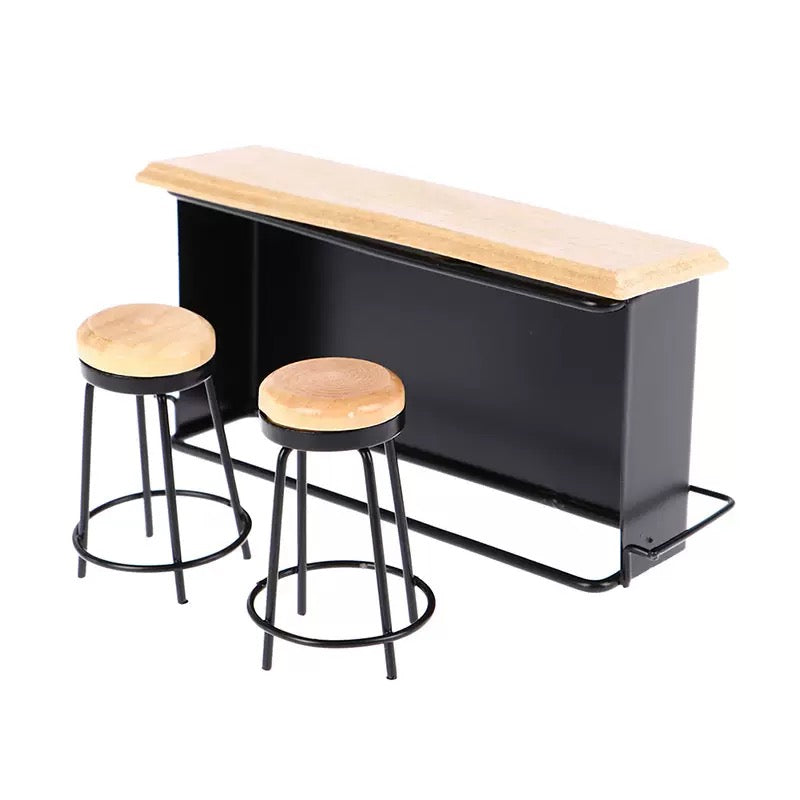 Lily minis-dollhouse miniature Bar set