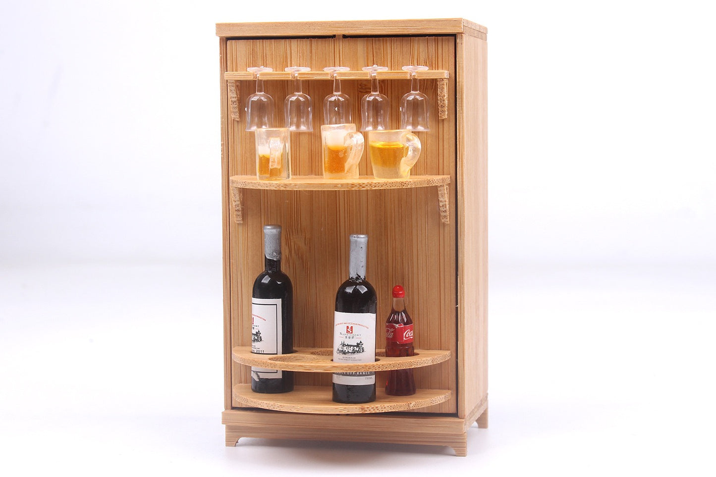 Lily minis-dollhouse miniature Red wine room set