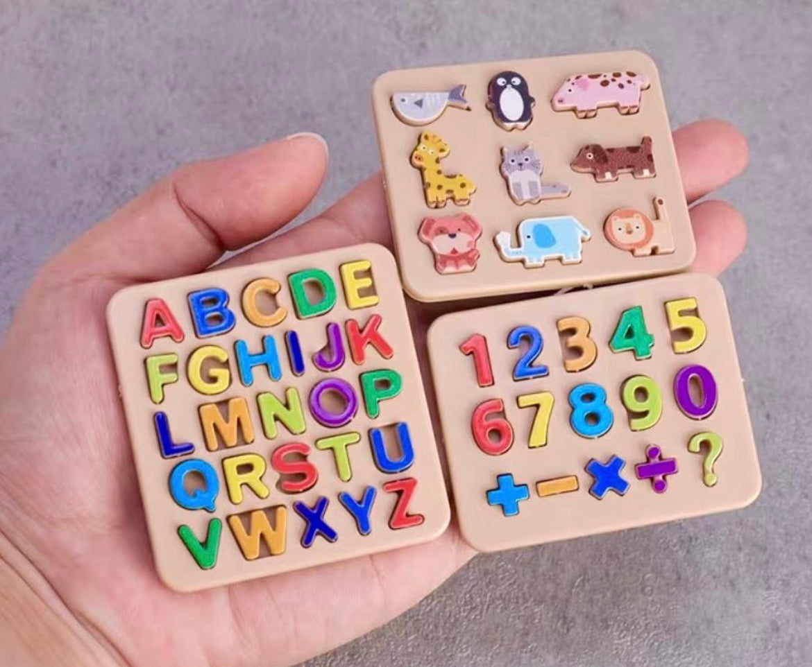 Lily minis-dollhouse miniature child’s puzzles , early teaching
