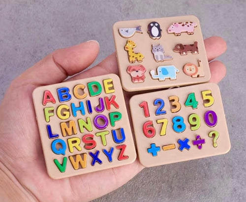 Lily minis-dollhouse miniature child’s puzzles , early teaching