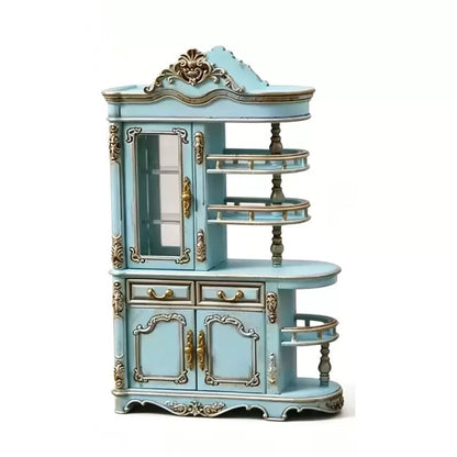 Lily minis-dollhouse Double-sided folding screen cabinet