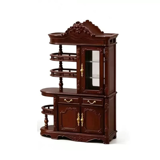 Lily minis-dollhouse Double-sided folding screen cabinet