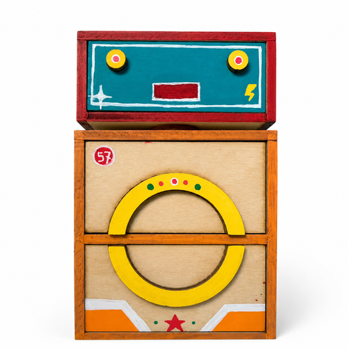 Lily minis-dollhouse Robot cabinet