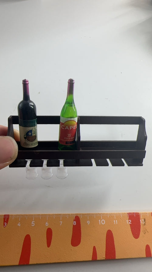 Lily minis-dollhouse Wall-mounted wine rack cup Random styles