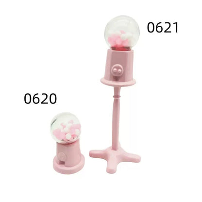 Lily minis-dollhouse miniature Metal gumball machine