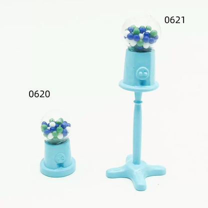 Lily minis-dollhouse miniature Metal gumball machine