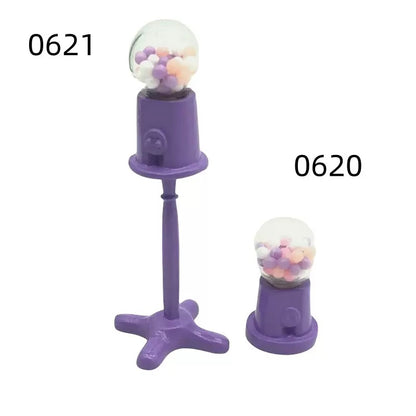 Lily minis-dollhouse miniature Metal gumball machine
