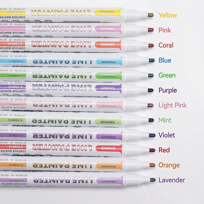 Lily's Pick-Double Line Contour Markers
