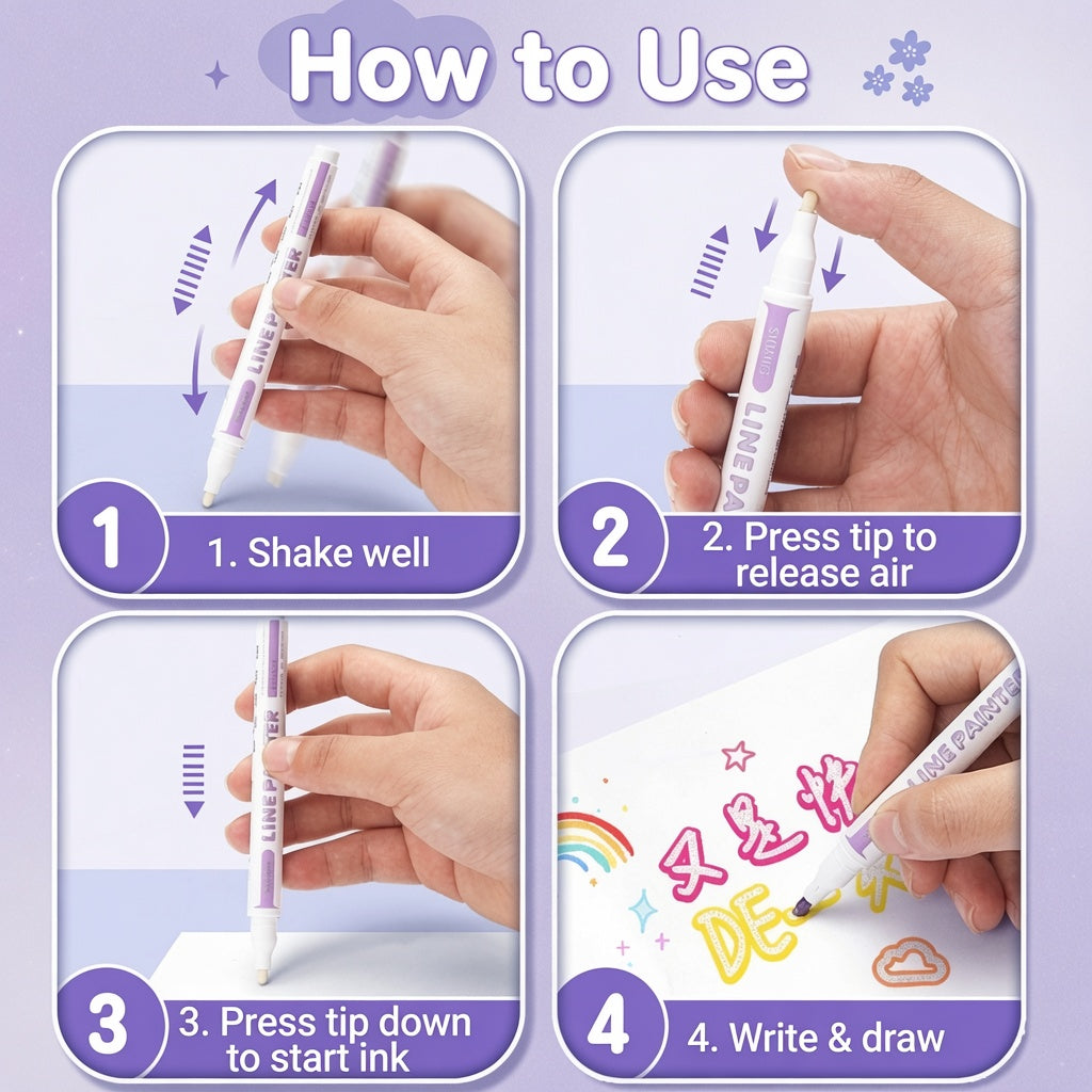 Lily's Pick-Double Line Contour Markers