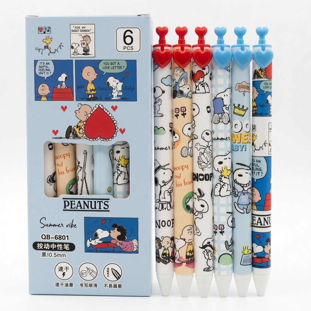 Lily's Pick-Sno*opy pen 6pcs