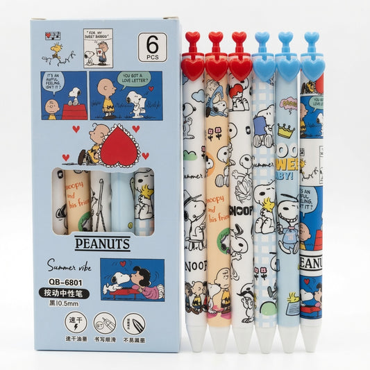 Lily's Pick-Sno*opy pen 6pcs
